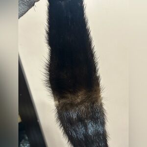 Black Faux Fur Belts